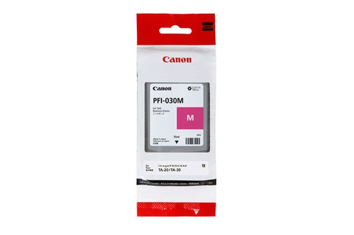 [95781] Canon 3491C001/PFI-030M Cartouche d'encre magenta 55ml pour Canon IPF TA-20