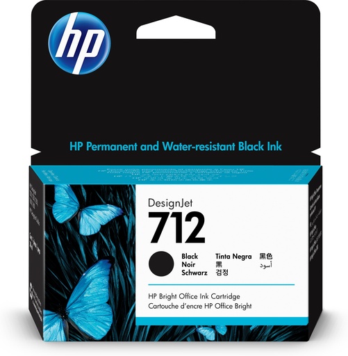 [95901] HP 712 38-ml Black DesignJet ink cartridge