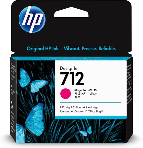 [95907] HP 712 29-ml Magenta DesignJet ink cartridge