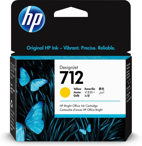 [95910] HP 712 29-ml Yellow DesignJet ink cartridge