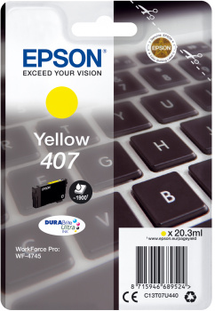 Epson C13T07U440 - Cartouche d'encre jaune, 1 900 pages