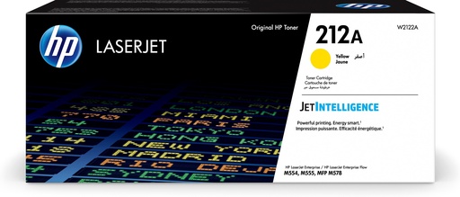 [96164] HP W2122A/212A Cartouche toner jaune, 4.500 Feuilles ISO/IEC 19752 pour HP CLJ M 554