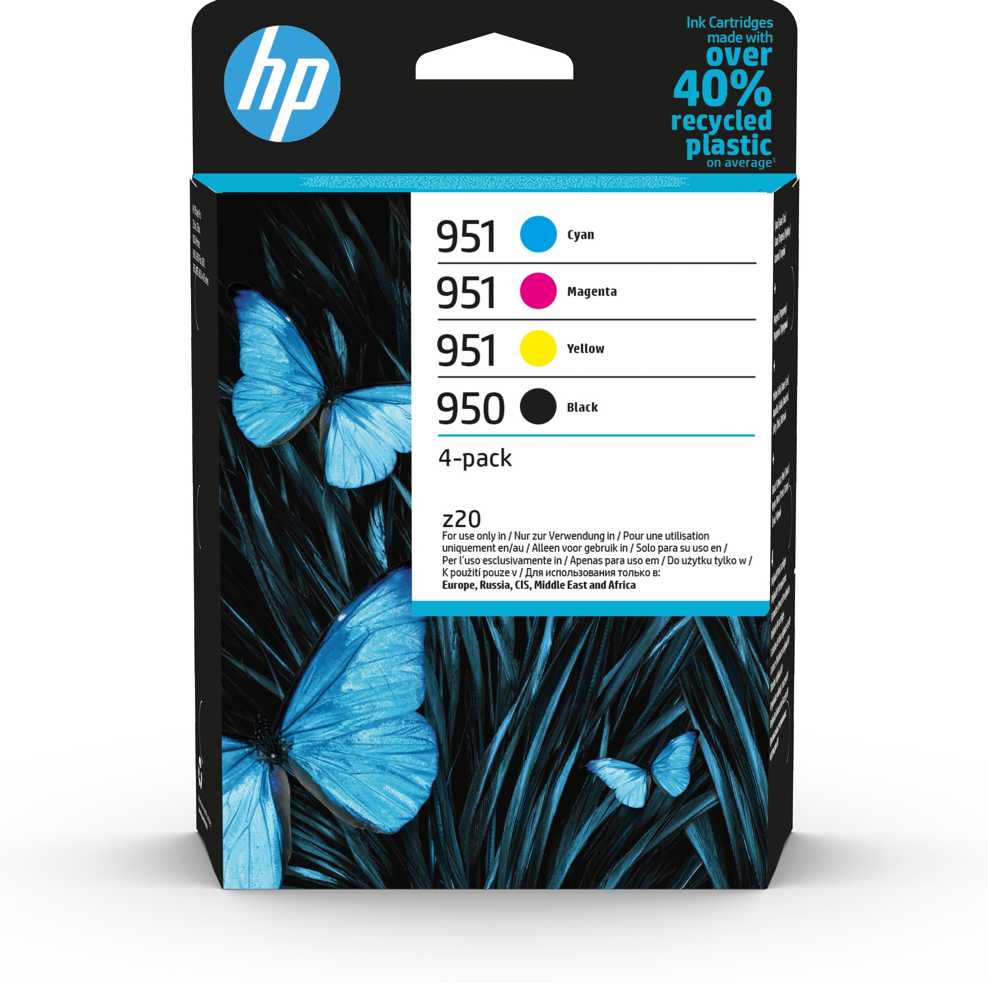 HP 6ZC65AE - Cartouche d'encre multipack couleurs (Pack de 3)