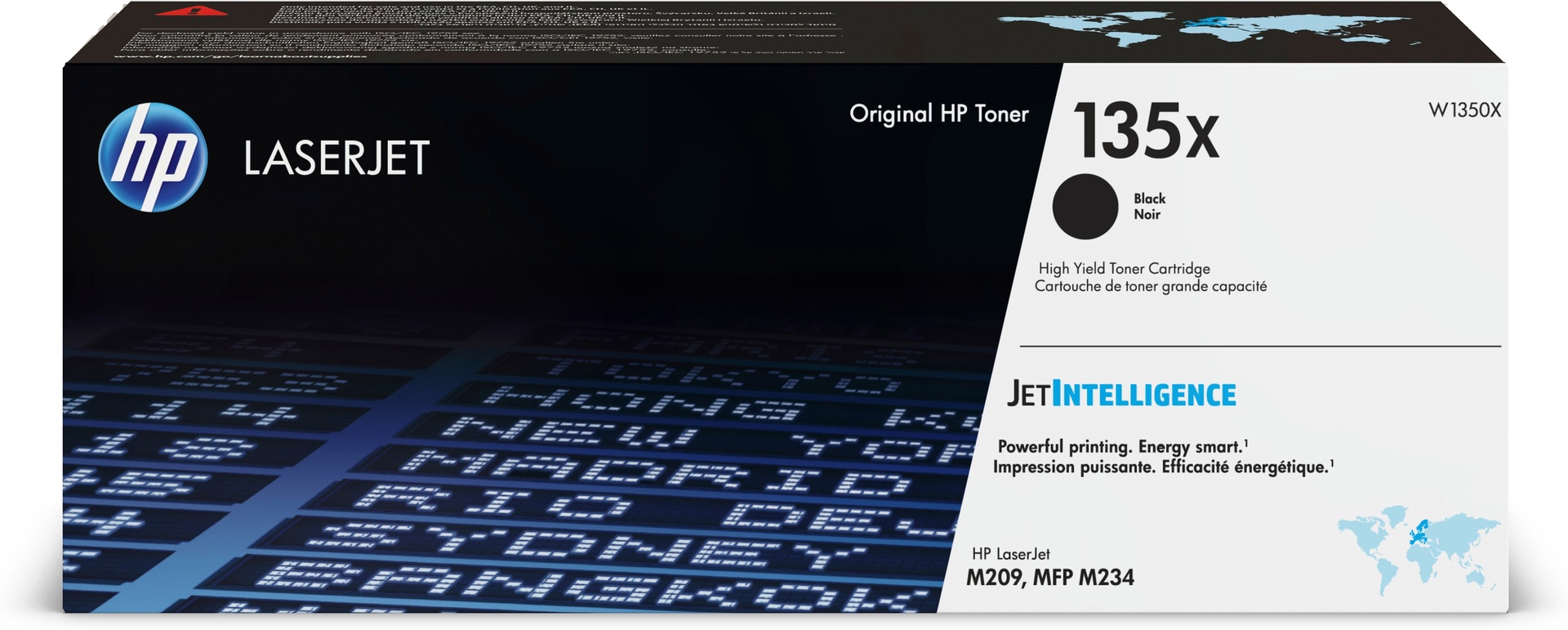 HP W1350X - Toner noir haute capacité, 2 400 pages
