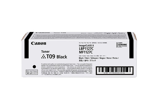[97173] Canon 3020C006/T09BK Cartouche toner noir, 7.600 Feuilles ISO/IEC 19752 pour Canon X C 1127