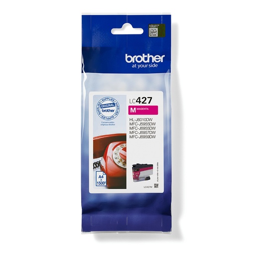 [105672] Brother LC-427M cartouche d'encre 1 pièce(s) Original Rendement standard Magenta