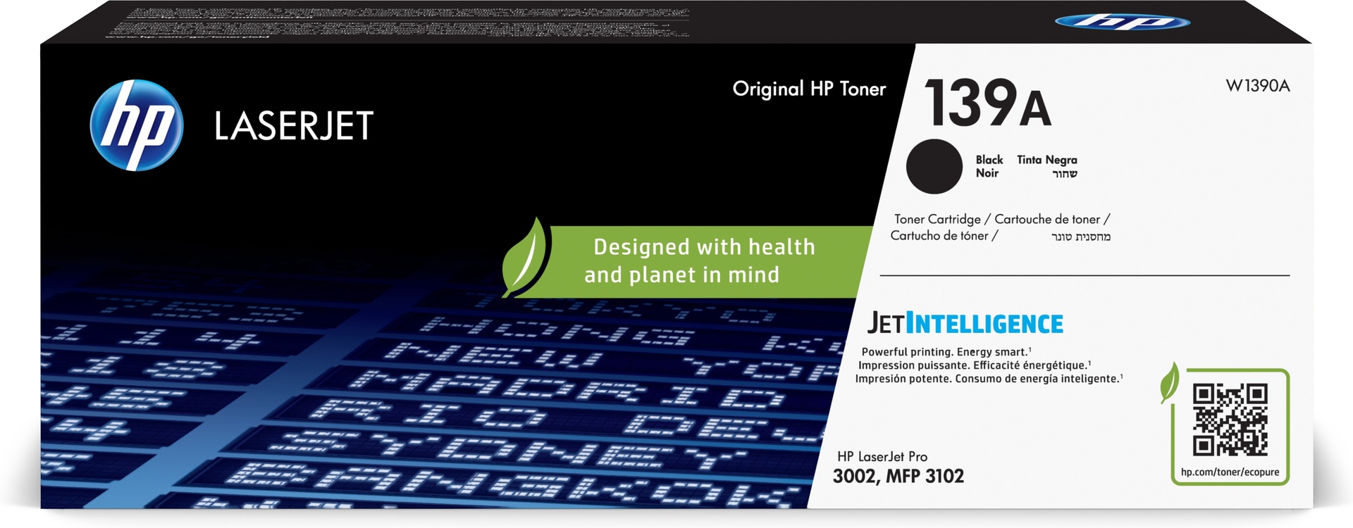 HP W1390A - Toner noir, 1 500 pages