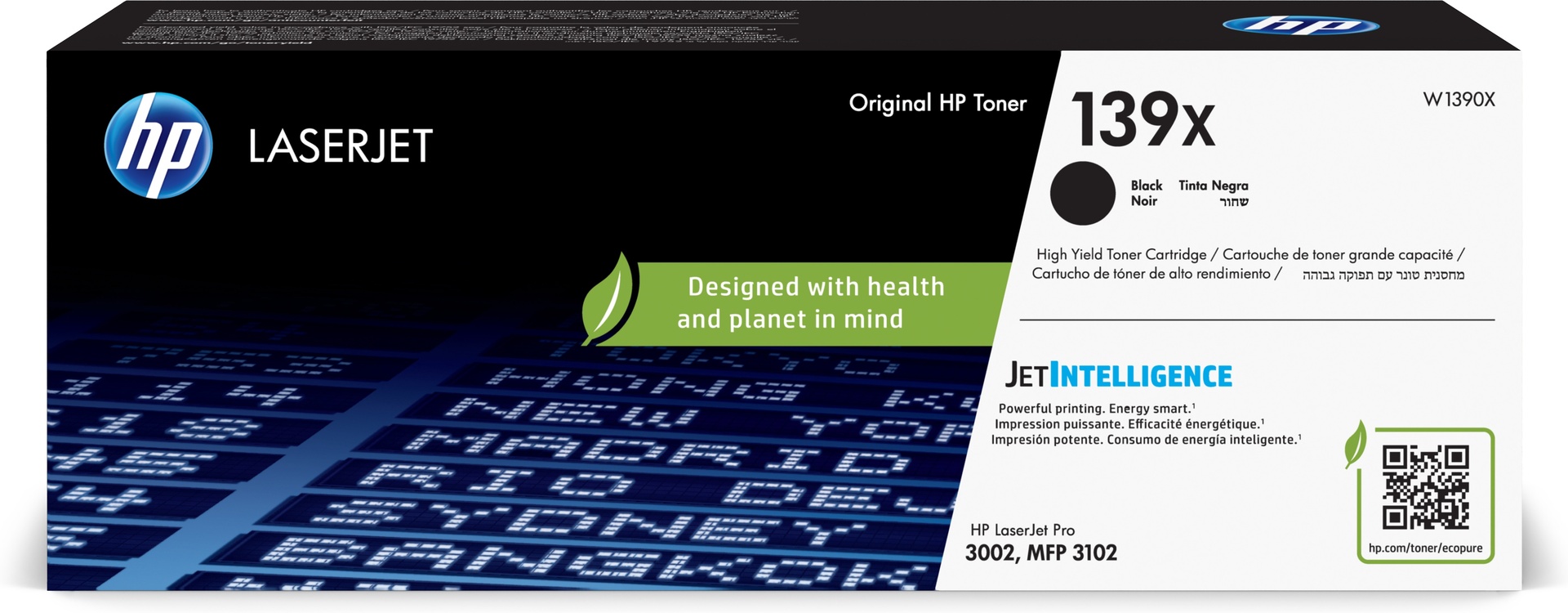 HP W1390X - Toner noir haute capacité, 4 000 pages