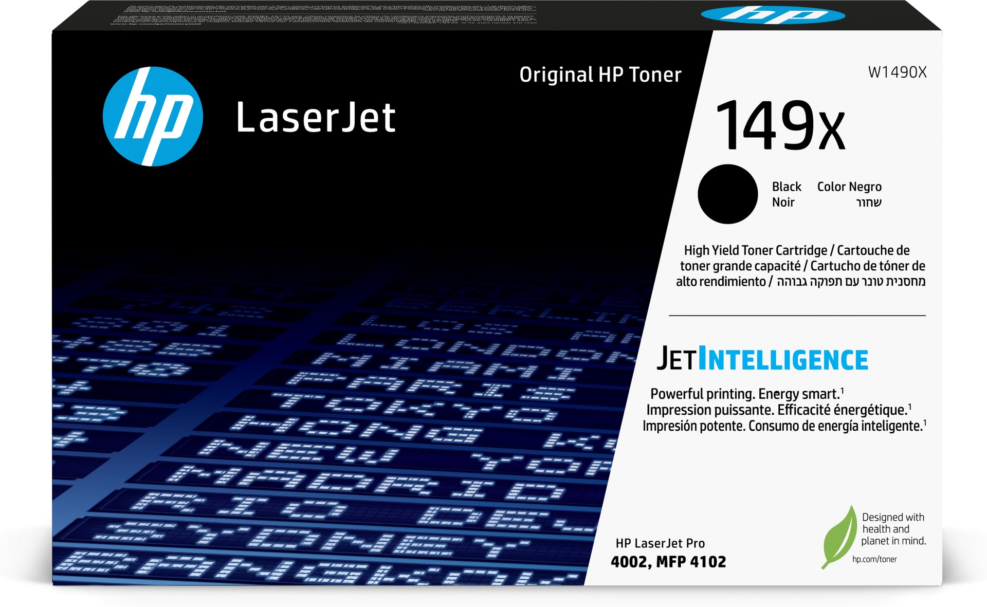 HP W1490X - Toner noir haute capacité, 9 500 pages
