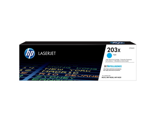 [P326303] HP 203X High Yield Cyan Original LaserJet toner cartridge