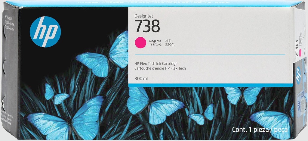 HP 676M7A/738 - Cartouche d'encre magenta