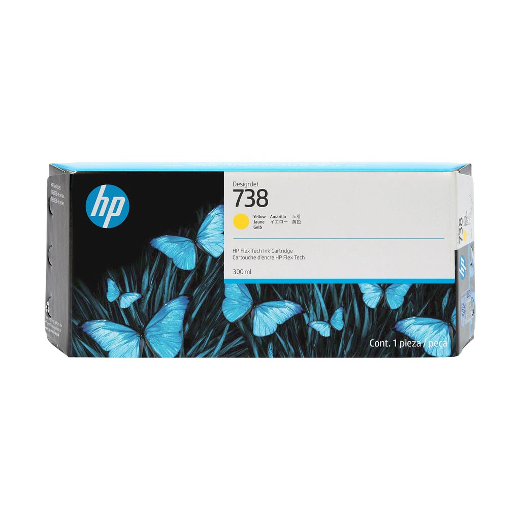 HP 676M8A/738 - Cartouche d'encre jaune