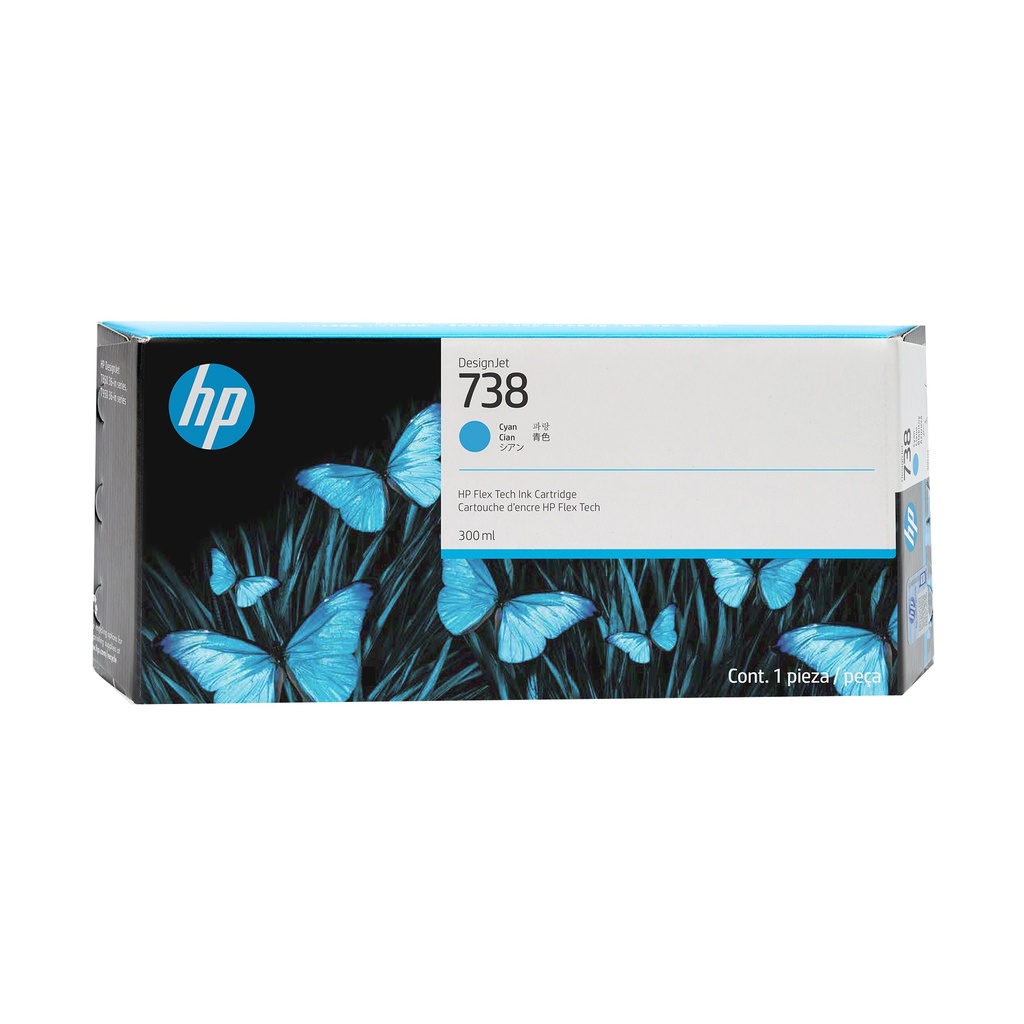 HP 676M6A/738 - Cartouche d'encre cyan