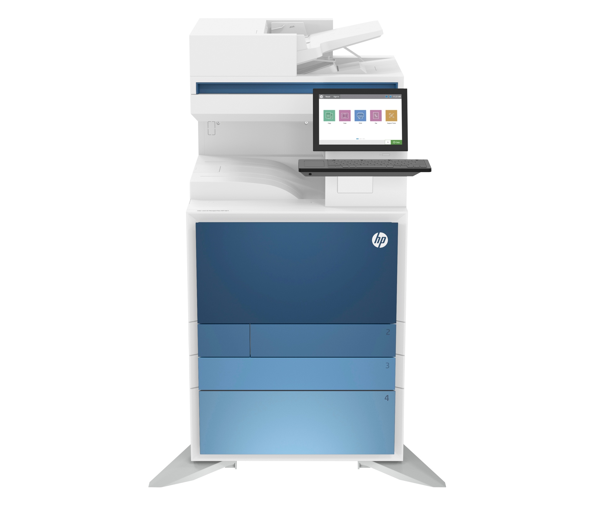 HP Color LaserJet Managed MFP E877z Imprimante laser couleur multifonction (5QK08A)