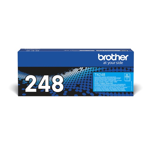 [P328396] Brother TN-248C Kit toner cyan, 1.000 Feuilles ISO/IEC 19752 pour Brother DCP-L 3500/HL-L 8200