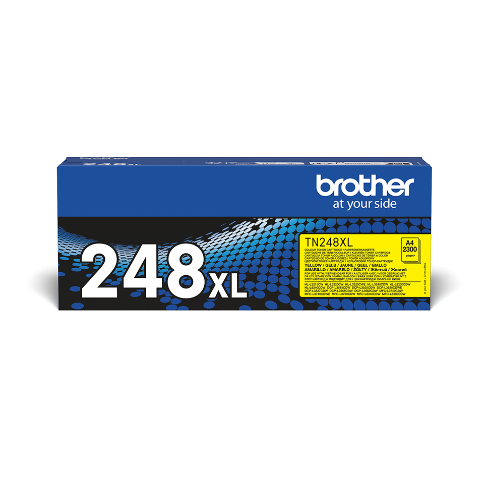 Brother TN-248XLY - Toner jaune haute capacité, 2 300 pages