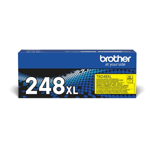 [P328414] Brother TN-248XLY Kit toner jaune haute capacité, 2.300 Pages ISO/IEC 19752 pour Brother DCP-L 3500/HL-L 8200/MFC-L 8300