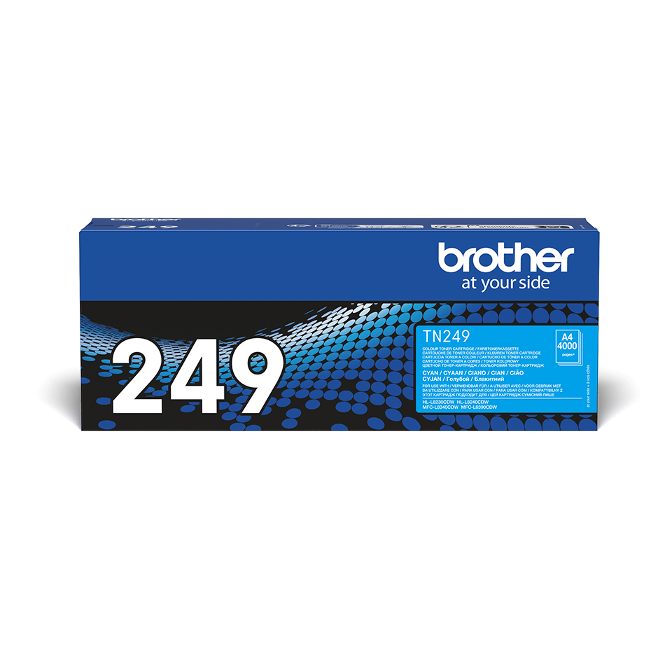 Brother TN-249C - Toner cyan haute capacité, 4 000 pages