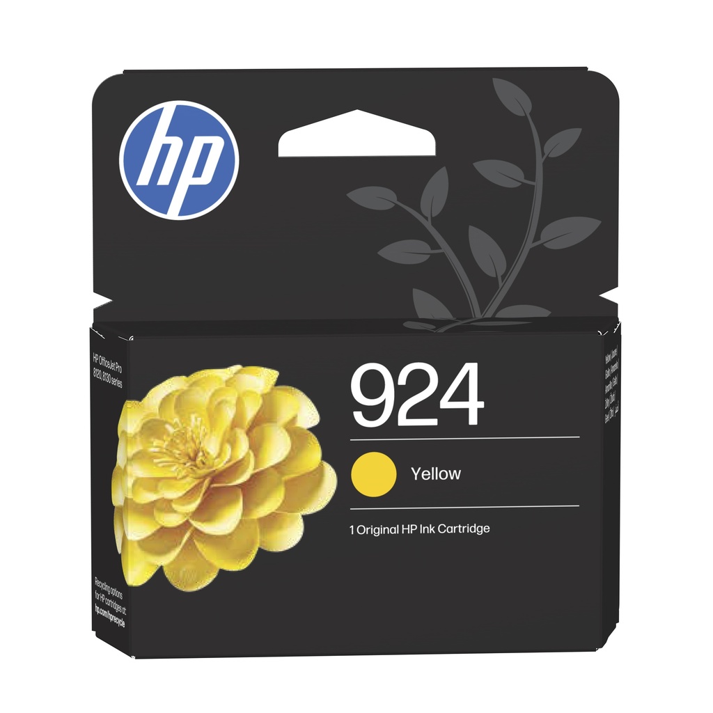 HP 4K0U5NE/924 - Cartouche d'encre jaune, 400 pages