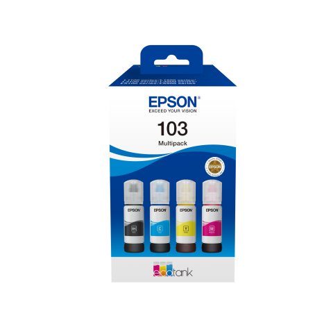 Epson C13T00S64A - Cartouche d'encre multipack couleurs, 4 x 4 500 pages