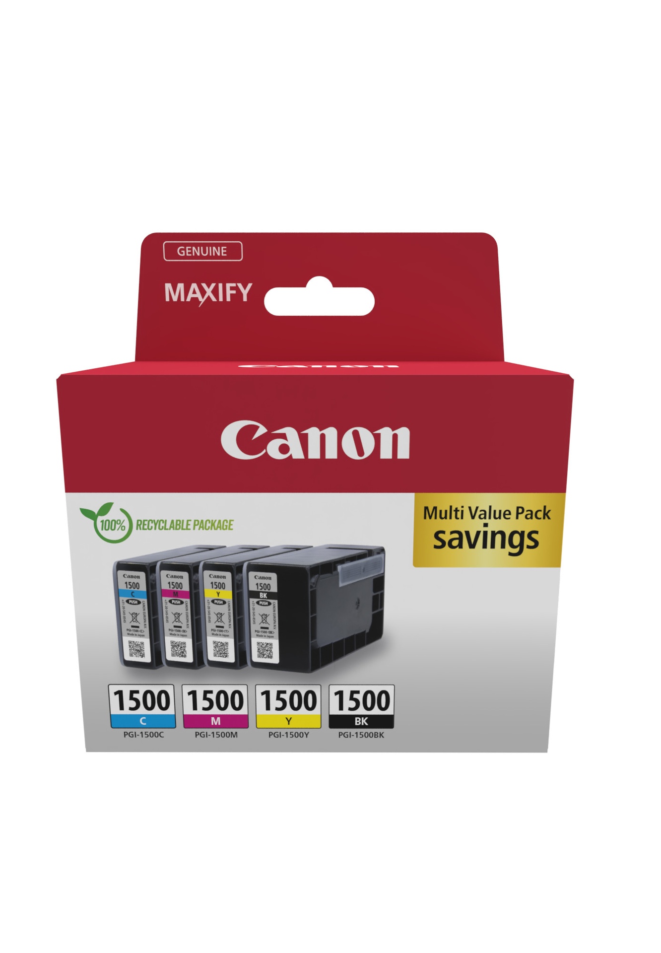Canon 9218B006 - Cartouche d'encre multipack couleurs (Pack de 3)