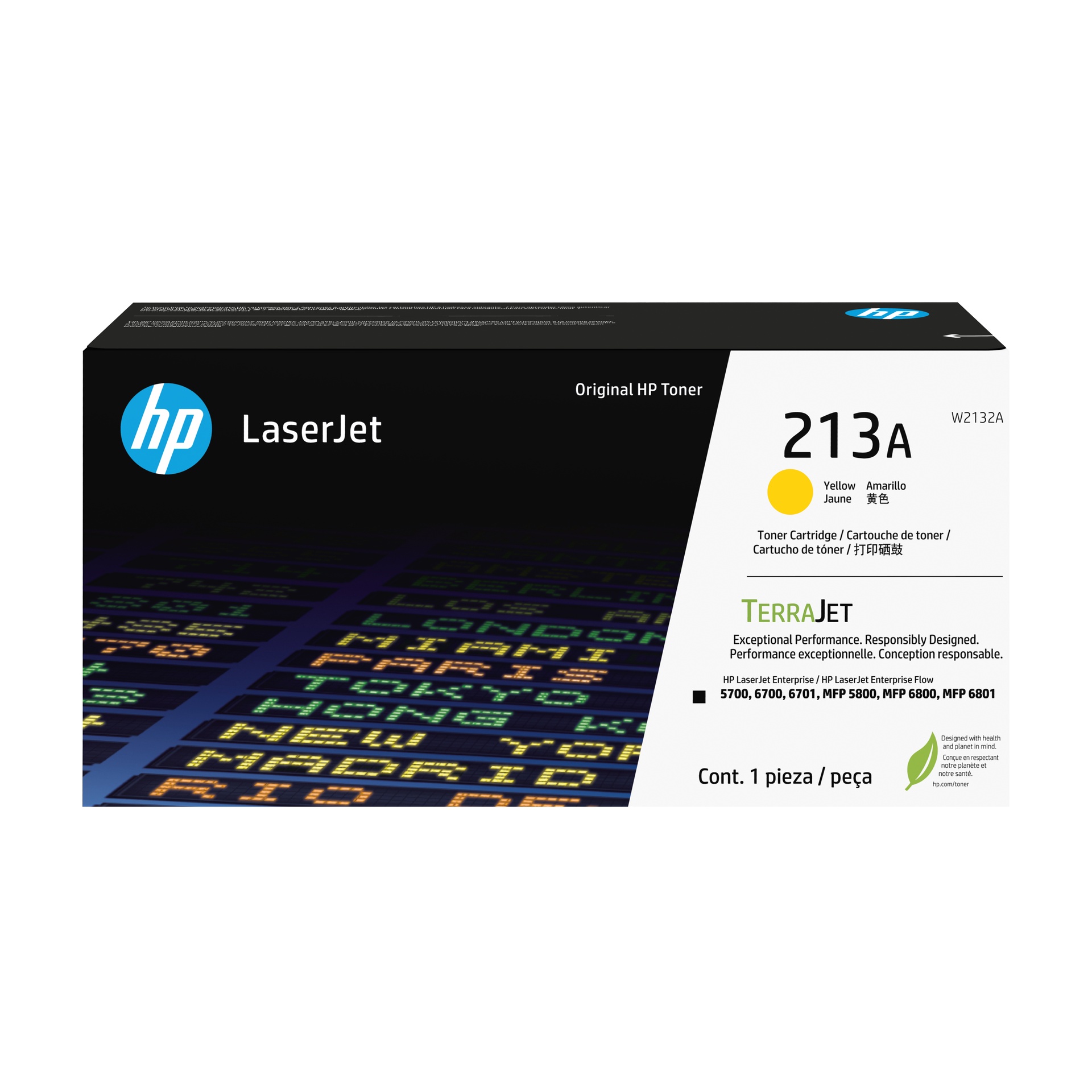 HP W2132A - Toner jaune, 3 000 pages