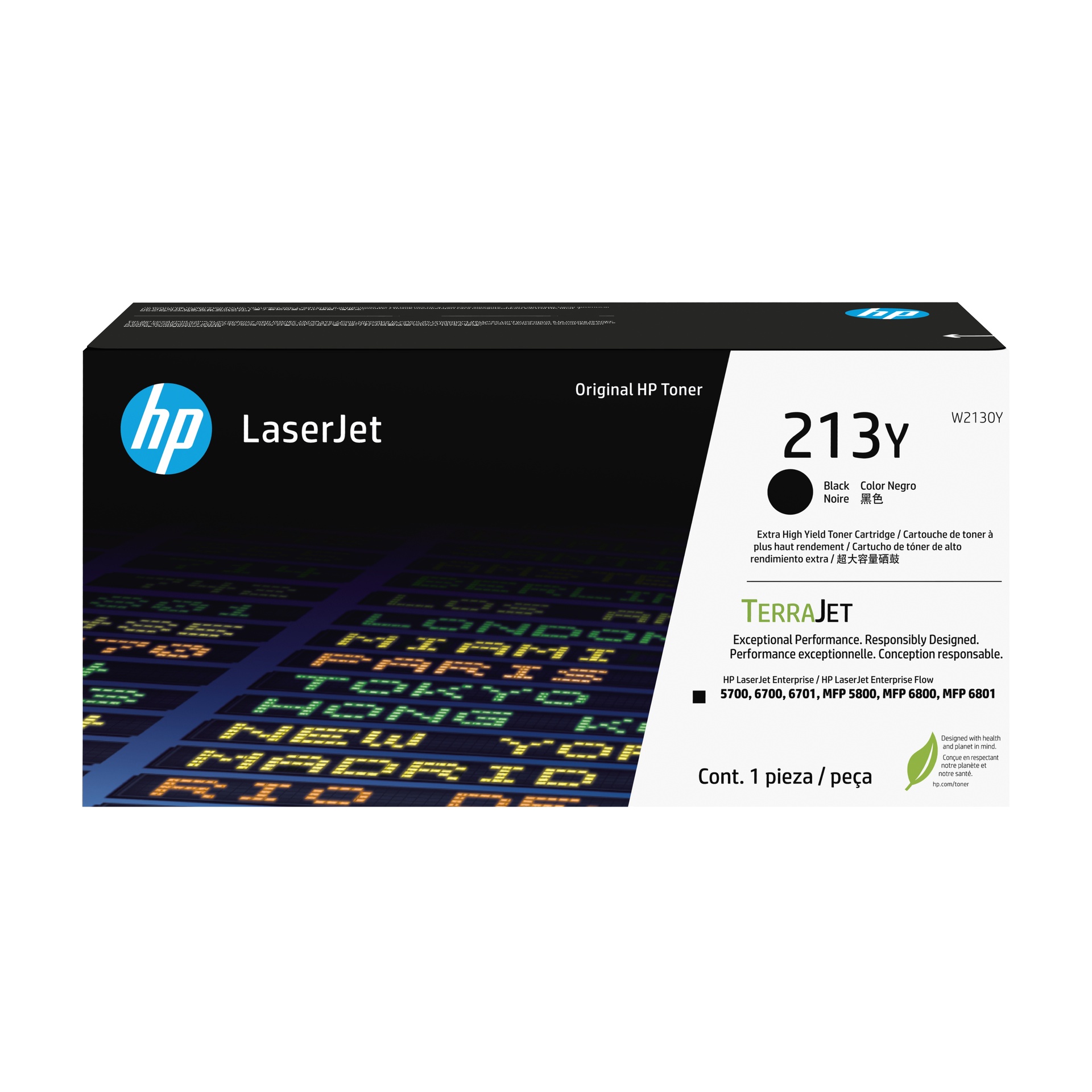 HP W2130Y - Toner noir haute capacité, 18 000 pages