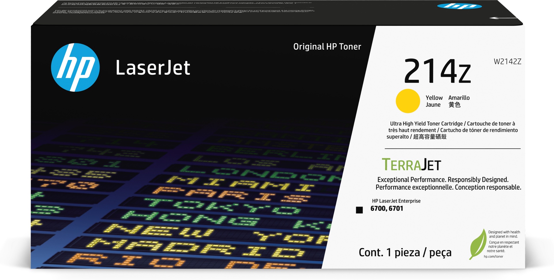 HP 214Z Ylw Original LaserJet Toner Crtg toner cartridge