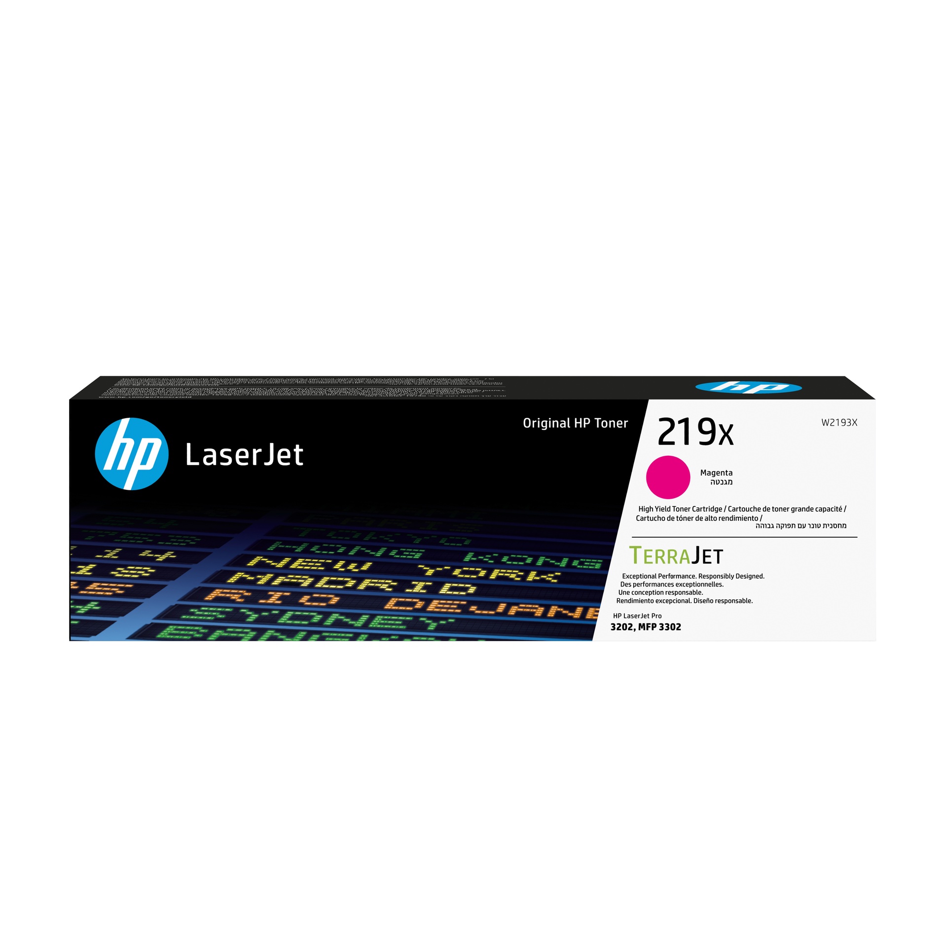 HP W2193X - Toner magenta haute capacité, 2 500 pages