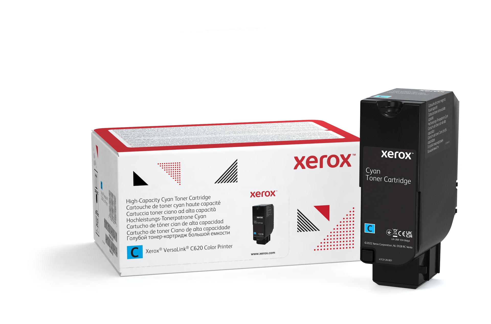 Xerox 006R04625 - Toner cyan haute capacité, 12 000 pages
