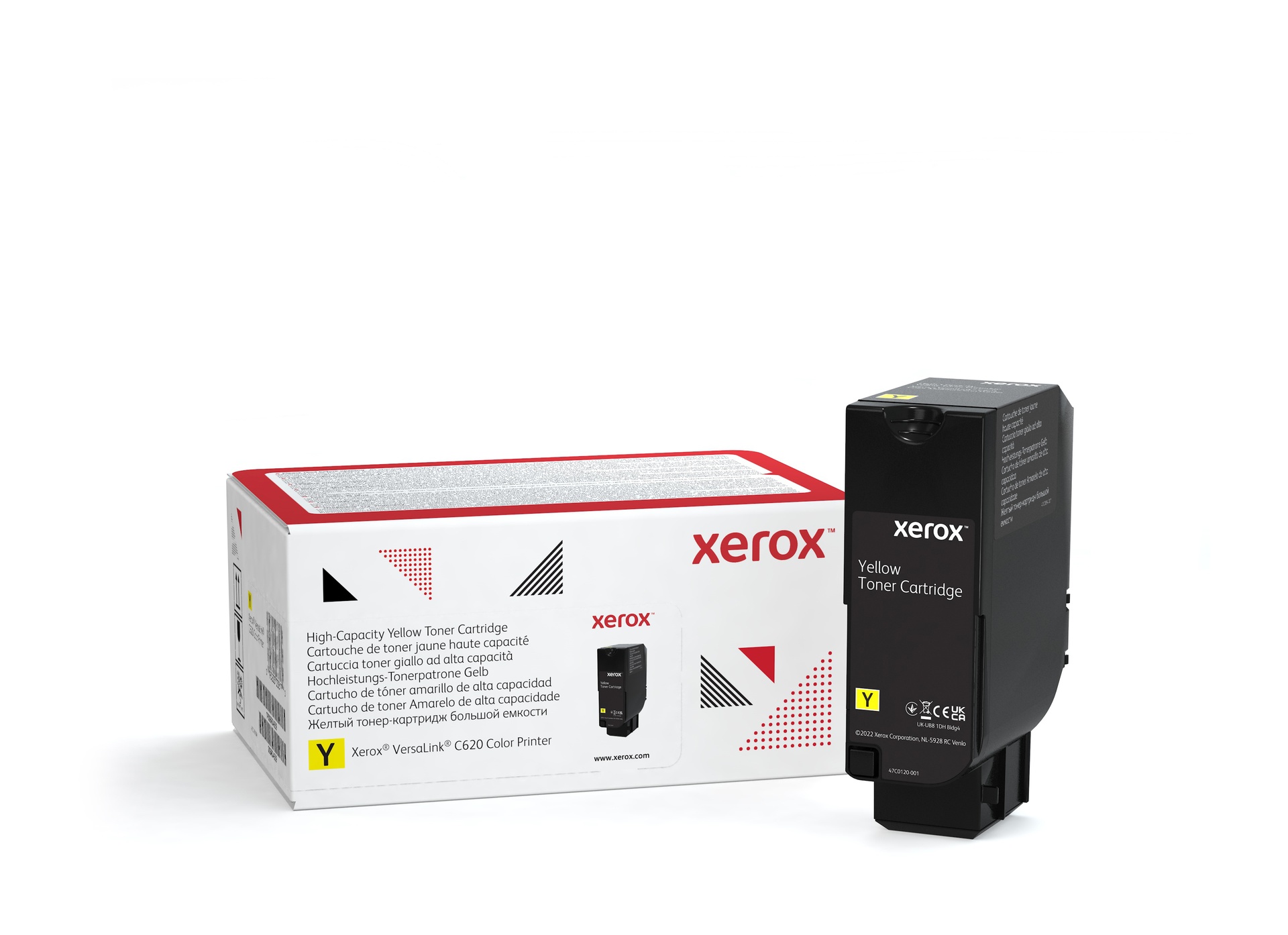 Xerox 006R04627 - Toner jaune haute capacité, 12 000 pages