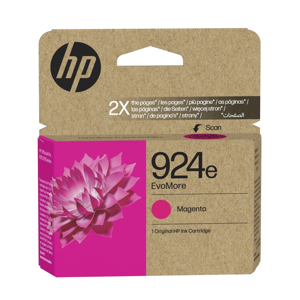 HP 4K0U8NE/924E - Cartouche d'encre magenta, 800 pages