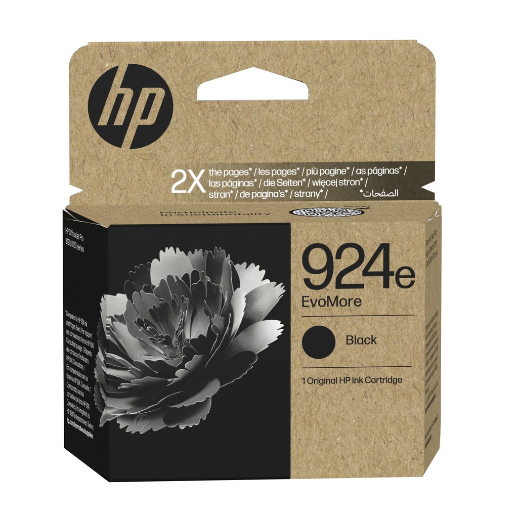HP 4K0V0NE/924E - Cartouche d'encre noire, 1 000 pages