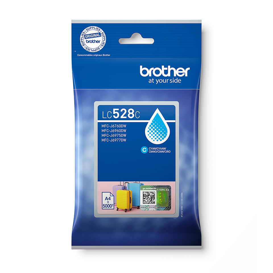 Brother LC528C - Cartouche d'encre cyan haute capacité