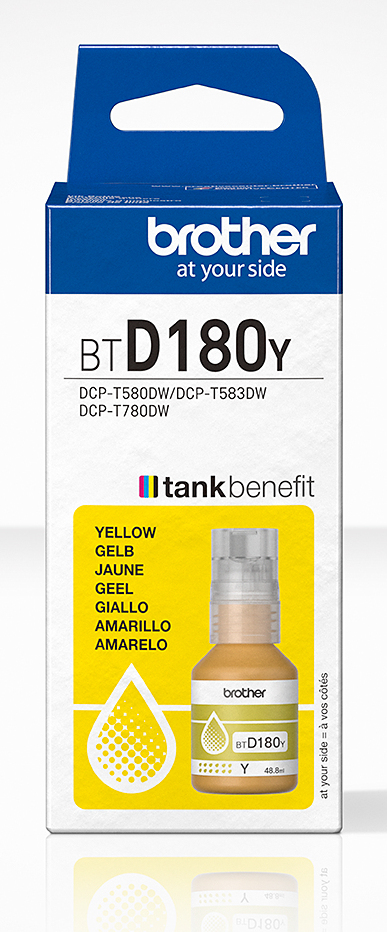 Brother BTD180Y - Cartouche d'encre jaune