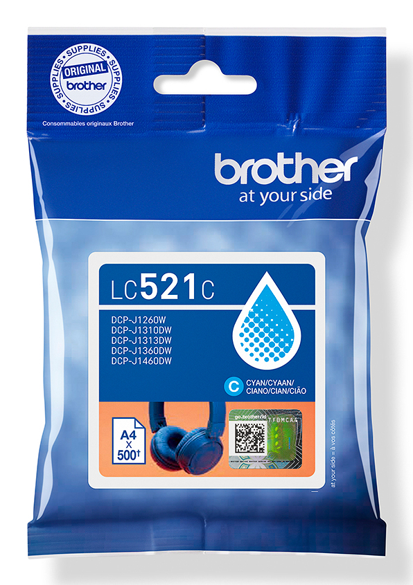 Brother LC521C - Cartouche d'encre cyan