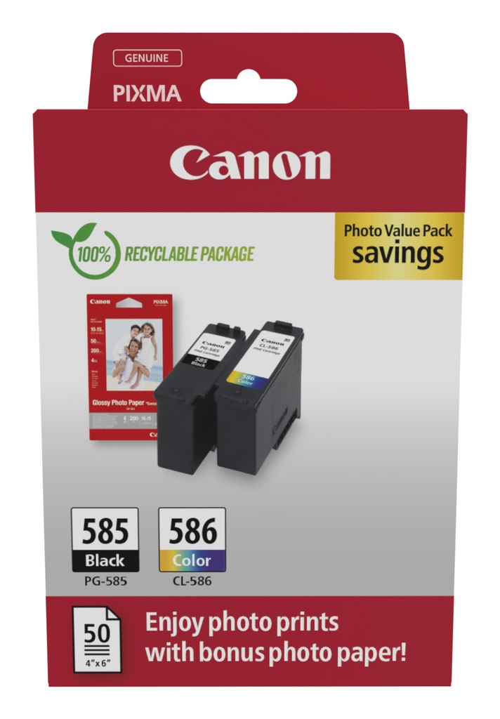 Canon 6205C004 - Cartouche d'encre multipack couleurs (Pack de 2)